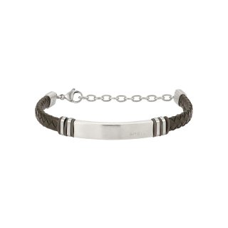 Breil - Bracciale Leather Twine - Verde - Pelle