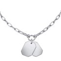 Breil - Collana Private Code - Acciaio - Argento