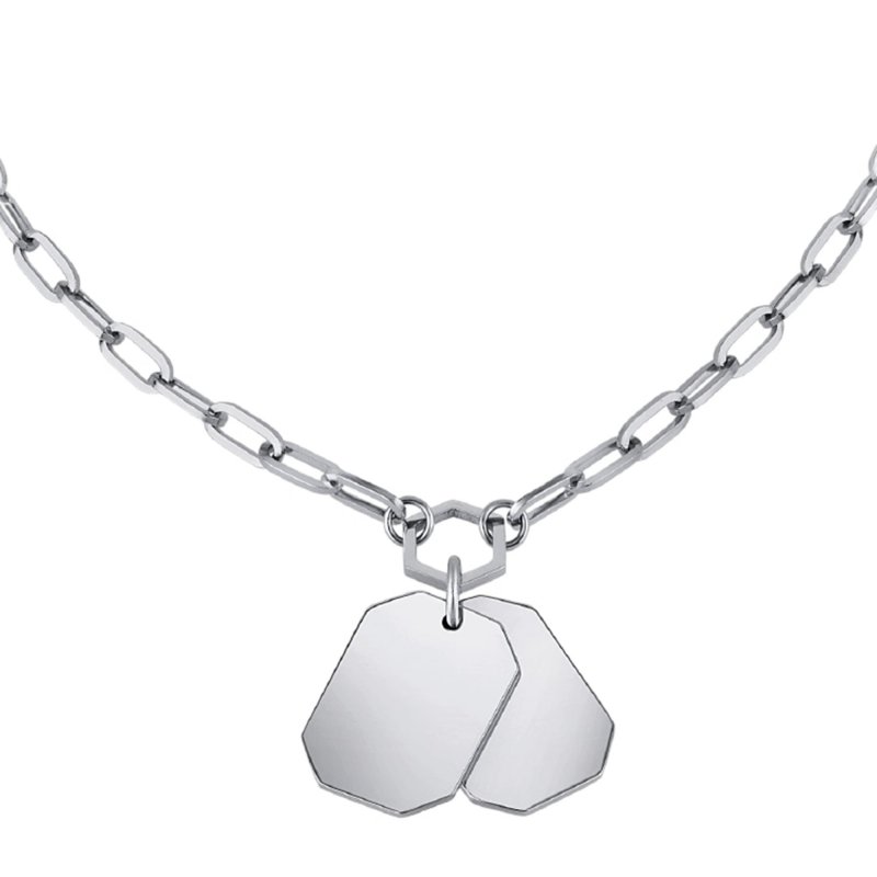 Breil - Collana Private Code - Acciaio - Argento