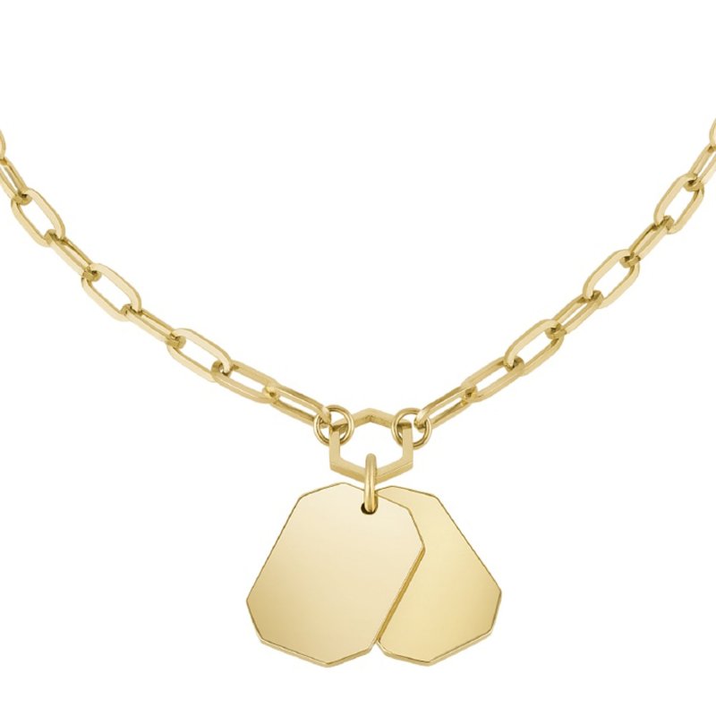 Breil - Collana Private Code - Acciaio Ip Gold