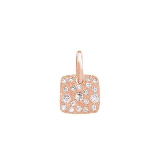 Alisei Milano - Pendente Quadrato - Argento Rosè