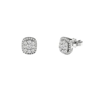 Salvini - Orecchini In Oro Bianco - Rotondo - 0.5Ct