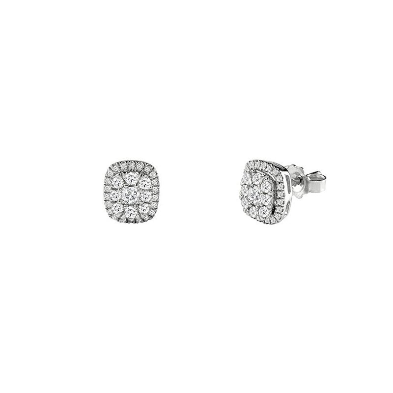 Salvini - Orecchini In Oro Bianco - Rotondo - 0.5Ct