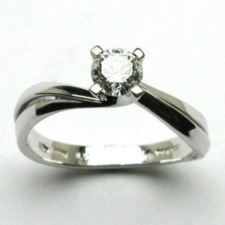 Salvini - Anello Falco - Oro Bianco - Diamante