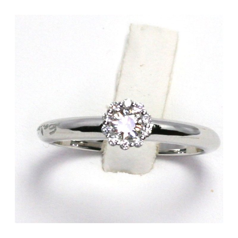 Salvini - Anello Corolla S - Oro Bianco - Diamante