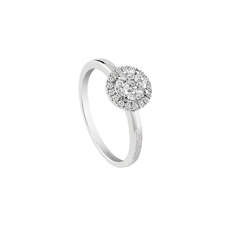 Salvini - Anello Cleofe - Oro Bianco - Diamante