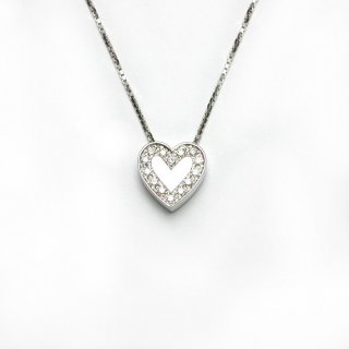 Salvini - Collier I Cuori - Oro Bianco - Diamante