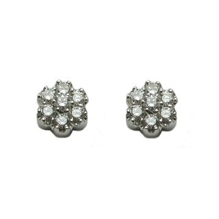 Salvini - Orecchini Rosette - Oro Bianco - Diamante