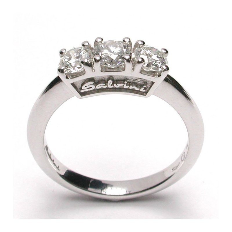 Salvini - Veretta In Oro Bianco - 3 Diamanti