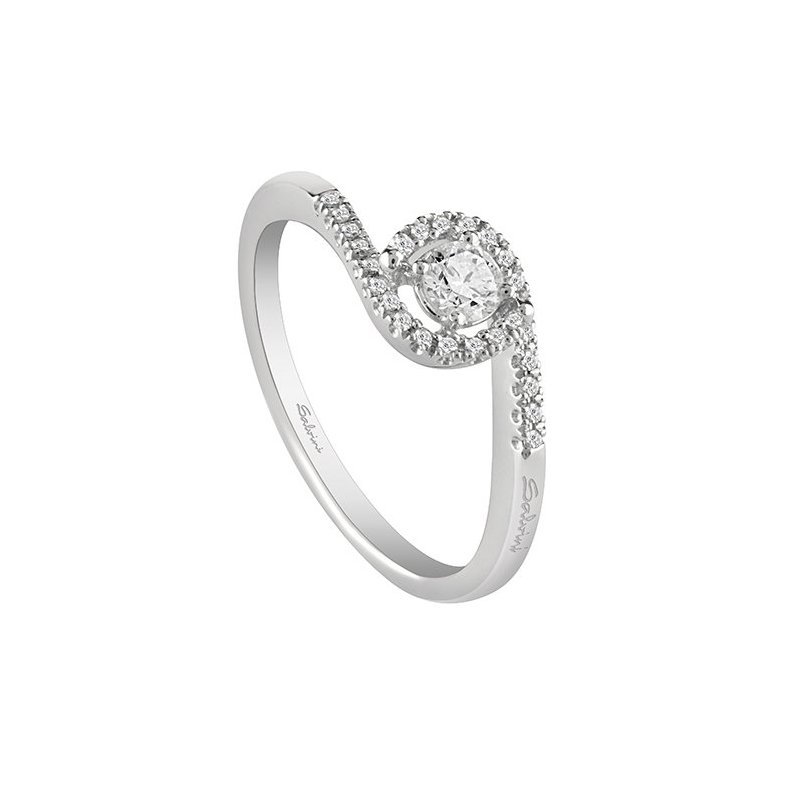 Salvini - Anello Primobacio - Oro Bianco - Diamante