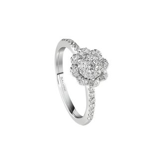 Salvini - Anello Camelia - Oro Bianco - Diamante