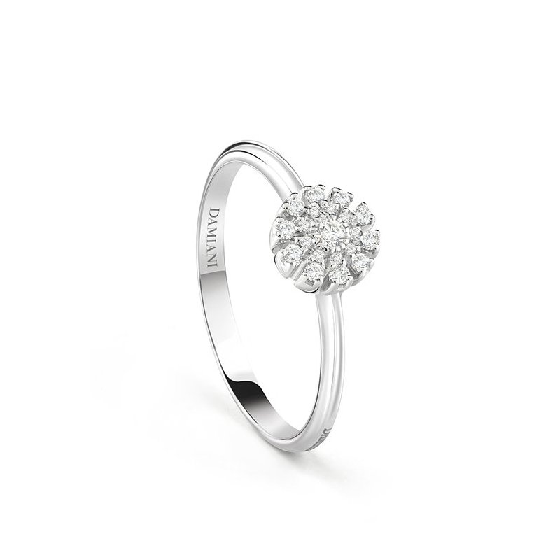 Damiani - Anello Margherita - Oro Bianco - Diamante