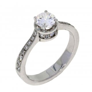 Damiani - Anello Belle Epoque - Oro Bianco - Diamante