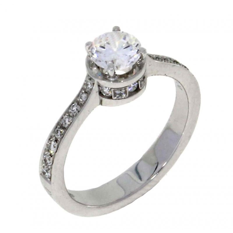 Damiani - Anello Belle Epoque - Oro Bianco - Diamante