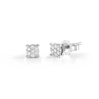 Bliss - Orecchini Caresse - Oro Bianco - Diamanti