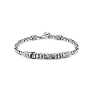 Bliss - Bracciale Explorer - Argento - Nero