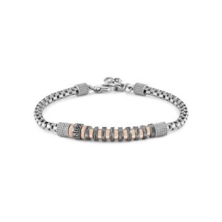 Bliss - Bracciale Explorer - Argento - Nero