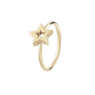 Bliss - Anello Oro Giallo 9Kt - Diamante