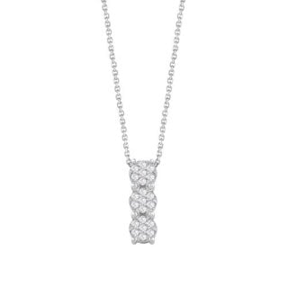 Bliss - Collana Caresse - Oro Bianco - Diamanti