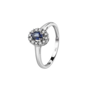 Bliss - Anello Regal - Zaffiro E Diamanti