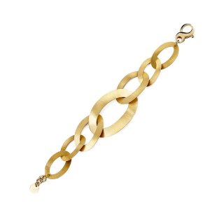Aquaforte - Bracciale Vintage - Ovali Intrecciati - Oro