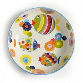 Modigliani - Pop Pesci Spaghettata - Ceramica - 36Cm