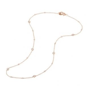 Chantecler - Collana Capri - Oro Rosa - Diamanti