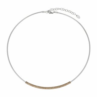Pesavento - Collana Polvere - Argento Rodio - Giallo