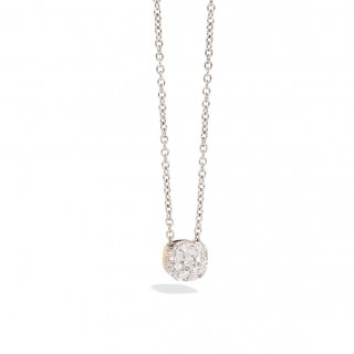 Pomellato - Collana Nudo Petit - Oro Bianco - Diamanti