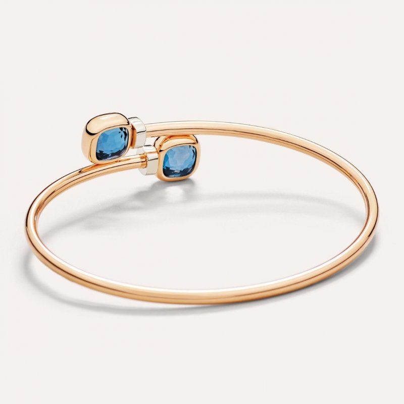 Pomellato - Bracciale Nudo Mini - Topazio Blu