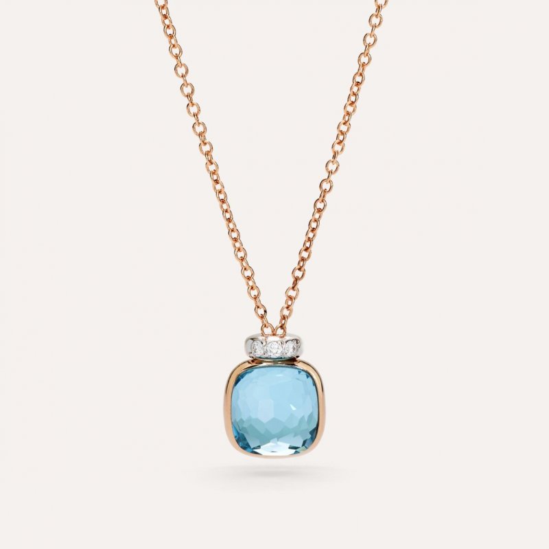 Pomellato - Collana Nudo Mini - Topazio - Oro Rosa