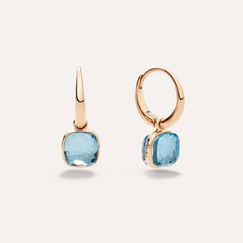 Pomellato - Orecchini Nudo Mini - Topazio Azzurro