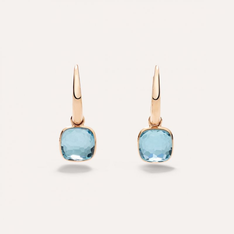 Pomellato - Orecchini Nudo Mini - Topazio Azzurro