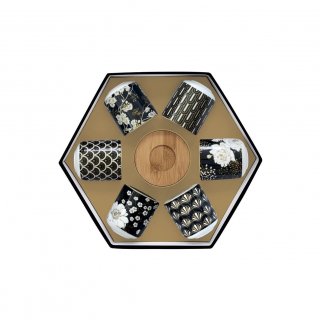 Easy Life - Set Bicchierini Caffè - Art Deco - Bambù