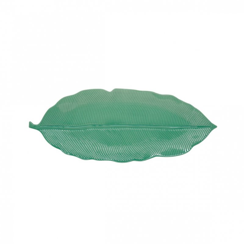 Easy Life - Foglia In Porcellana - 39X16 Cm - Leaves Light Green