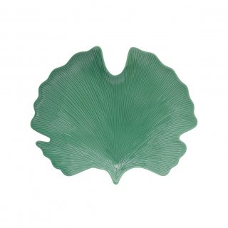 Easy Life - Foglia In Porcellana - Forma Ginko - Verde Chiaro