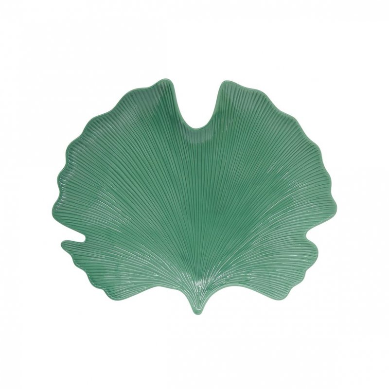 Easy Life - Foglia In Porcellana - Forma Ginko - Verde Chiaro