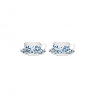 Easy Life - Set Tazzine Paradise - Porcellana - Blu