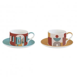 Easy Life - Set 2 Tazze Illusion - 240 Ml - Porcellana