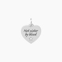 Kidult - Ciondolo Cuore Amigas - Acciaio - Cristallo