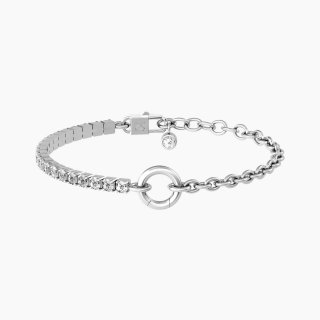 Kidult - Bracciale Duetto - Acciaio - Zirconi