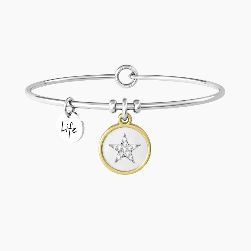 Kidult - Bangle Con Ciondolo - Stella - Cristalli