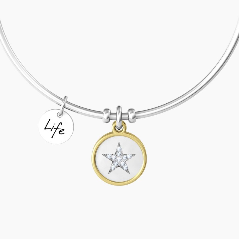 Kidult - Bangle Con Ciondolo - Stella - Cristalli
