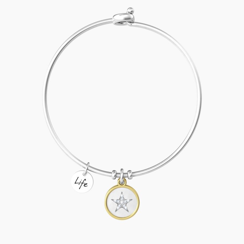Kidult - Bangle Con Ciondolo - Stella - Cristalli