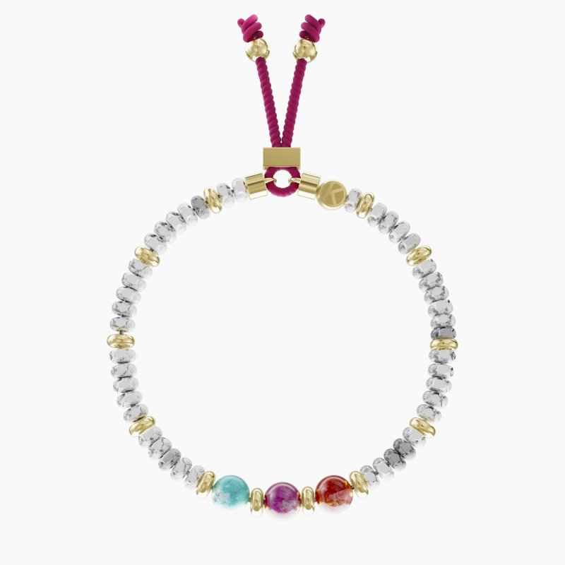 Kidult - Bracciale Elastico - Agata - Pietre
