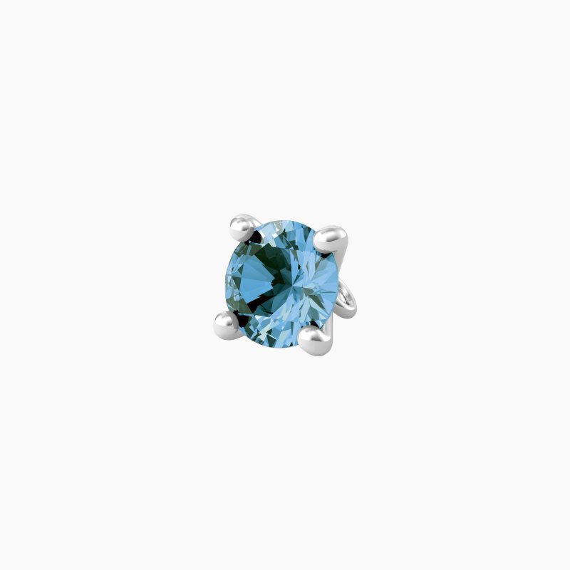 Kidult - Ciondolo Energia - Zircone Azzurro - Acciaio