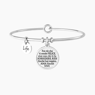 Kidult - Bracciale Figlia - Acciaio - Ciondolo