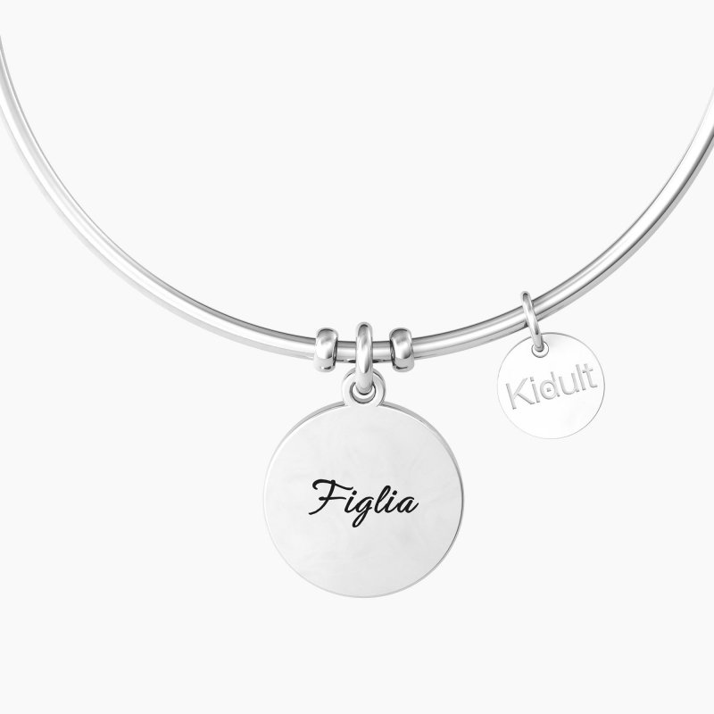 Kidult - Bracciale Figlia - Acciaio - Ciondolo