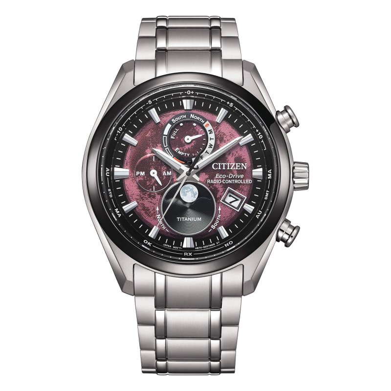 Citizen - Tsuki-Yomi Moon Phase - Super Titanio - Rosso