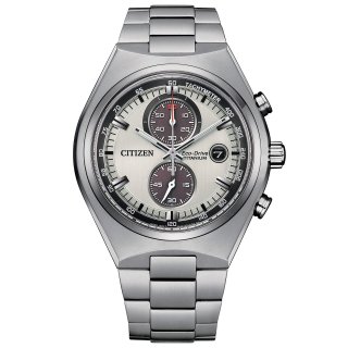 Citizen - Crono Super Titanio 7090 - Titanio - Bianco